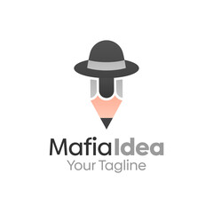 Mafia Idea Logo Design Template. Good for Business, Agency, Community and Organization