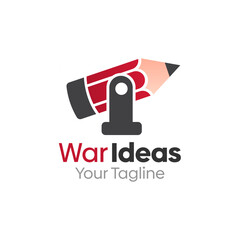 War Idea Logo Design Template. Good for Business, Agency, Community and Organization