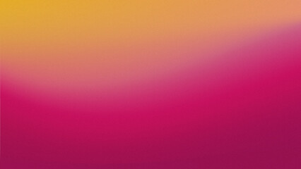 Pink yellow curve grainy gradient background, abstract noise grainy backdrop.