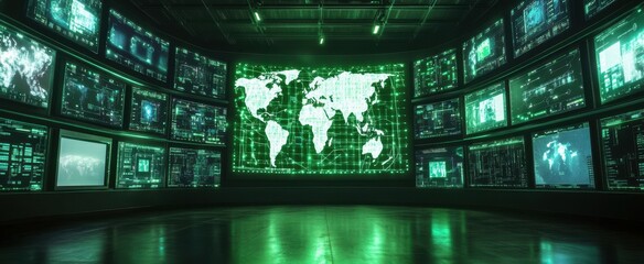 The Futuristic Digital Control Room