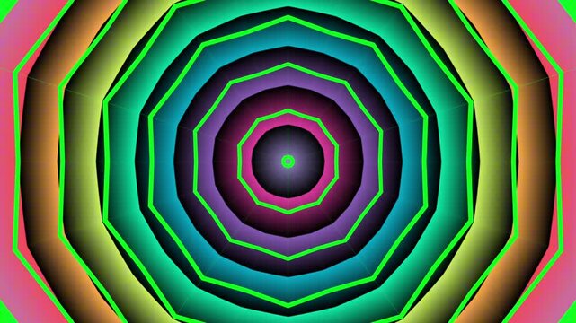 Beautiful colourful caleidoscope gradient simple motion graphics for aesthetic intro commercial ads 