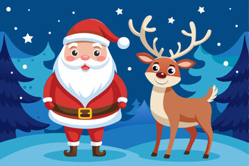  santa and rudolph.