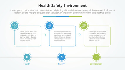 outline, box, timeline, horizontal, circle, badge, arrow