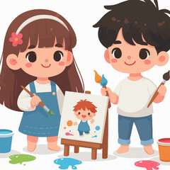 boys and girls who are playing, learning, exploring, being creative