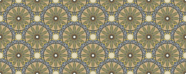 Abstract vector seamless mandala background. Texture in oriental style for design, print, scrapbooking, textiles, packaging, wallpaper