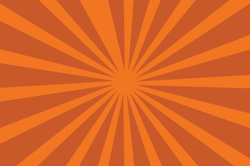 Pop art red comic background with sun burst and dot halftone. Cartoon retro pattern strips. Vintage backdrop for comic superhero text, speech bubble, message.