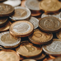 World habitat dayclose up picture of a pile ofcoin