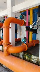 pipe installation in water treatment