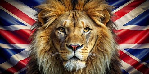 The British Lion flag embodies strength and heritage, symbolizing national pride and identity through its bold design