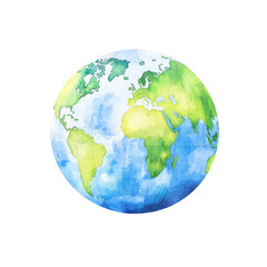 Colorful Artistic World Map Illustration