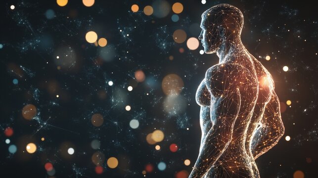 Dynamic athlete motion showcasing energy and movement study on blank slate copy space background