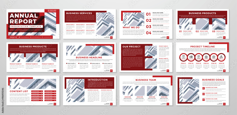 Aufkleber business presentation layout template design with minimalist style and modern concept use for busine