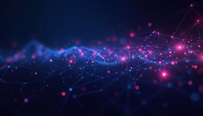 Obraz premium Abstract images: data networks