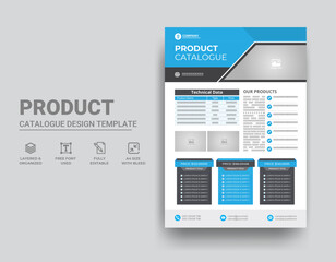 Product Specification Sheet template design