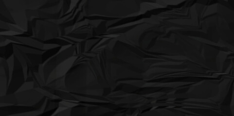 Abstract ripped Black paper crumpled texture. black fabric wrinkly craft ripped crushed cloth black blank crushed textured crumpled.