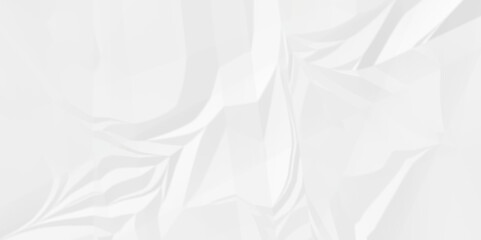 White wrinkly backdrop paper background. panorama grunge wrinkly paper texture background, crumpled pattern texture. paper crumpled texture. white fabric crushed textured crumpled.