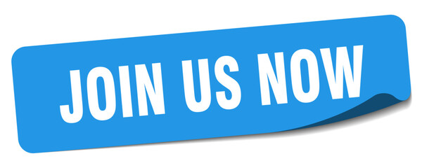 JOIN US NOW STICKER