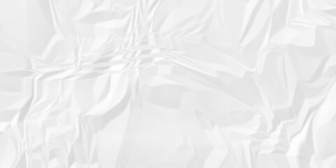 White wrinkly backdrop paper background. panorama grunge wrinkly paper texture background, crumpled pattern texture. paper crumpled texture. white fabric crushed textured crumpled.