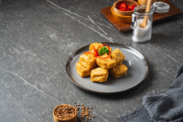 Crispy salt and pepper Tofu