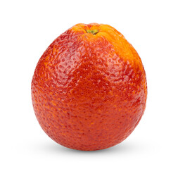 Blood orange isolated on transparent png