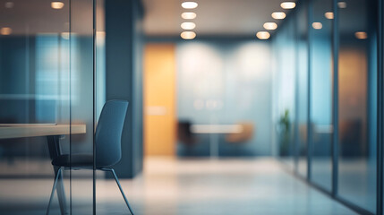 Blurred office background