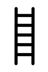ladder icon vector on white background. success path icon