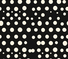 3. Classic black and white polka dot design with evenly spaced dots, perfect for a timeless and versatile background 