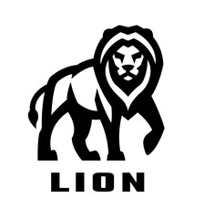 Lion logo, symbol.