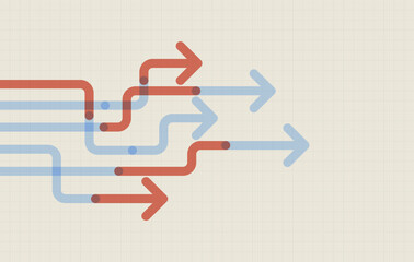 Abstract arrow direction. Business investment to success. financial data graph strategy. Technology background. High speed.