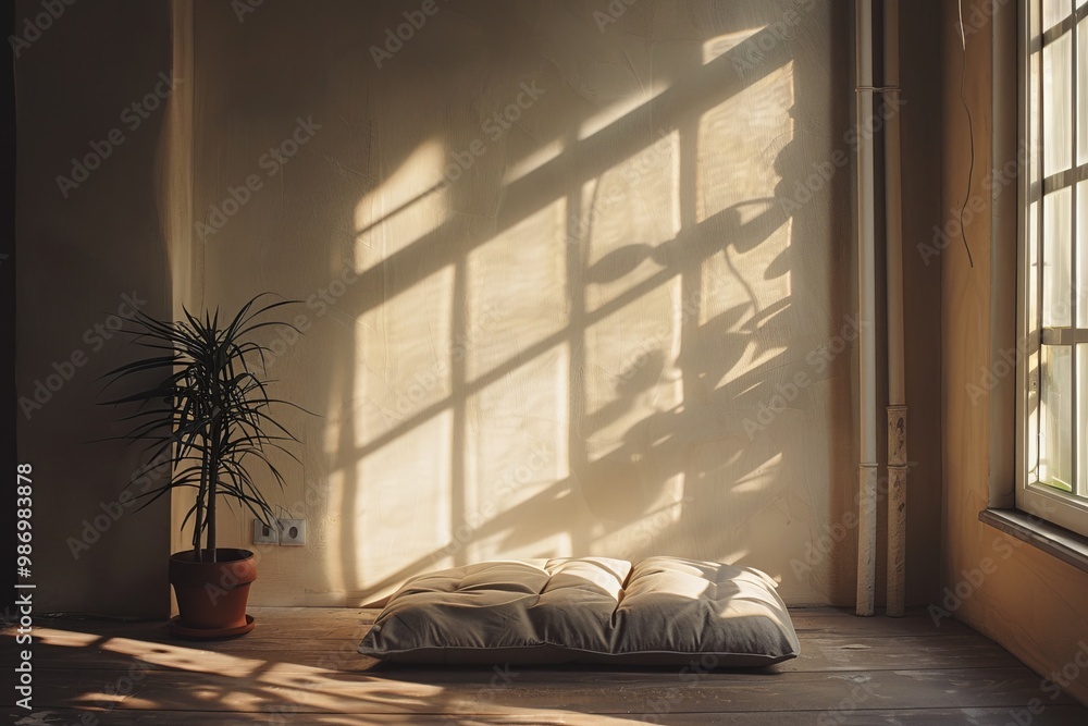 Aufkleber sunlight streaming through window