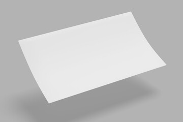 Slides presentation mockup blank . 3d rendering