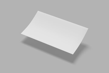 Slides presentation mockup blank . 3d rendering