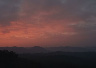 Evening Glow in the Sierra Madre Occidental