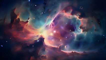 nebula and space