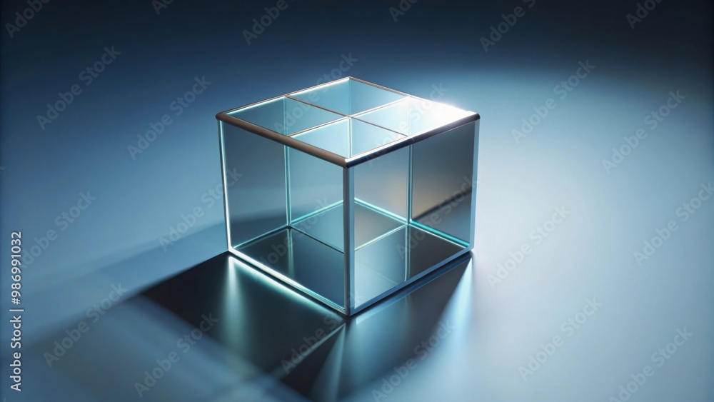 Poster rendered of a detailed cube