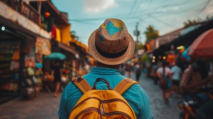 Obraz premium Insights into Different Cultures Through Stories from Globetrotters and Their Most Memorable Travel Experiences and Tips for Budget Travel