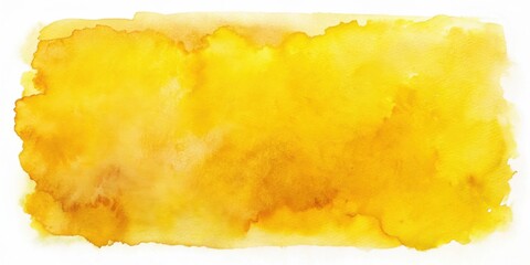Obraz premium Abstract watercolor painting with yellow textures