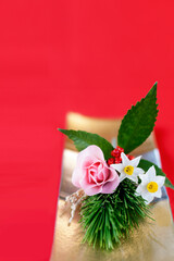 お正月用生け花