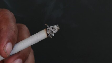 hand with cigarette