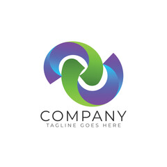 Naklejka premium creative company logo template collection