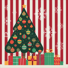 I have created a unit christmas vector which is completely new and it is fully completed so you can use it beautifully.