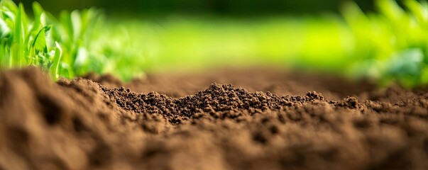 Close-up of clay-rich soil, used for specialized crops, highlighting soil types in farming