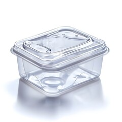 Sealed Microwavable Plastic Food Container with Transparent Lid for Kitchen Storage and Meal Prep