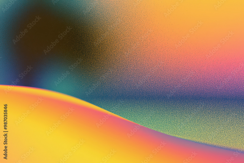 Poster grainy background. a vibrant abstract pattern showcasing smooth gradients and soft curves, perfect f