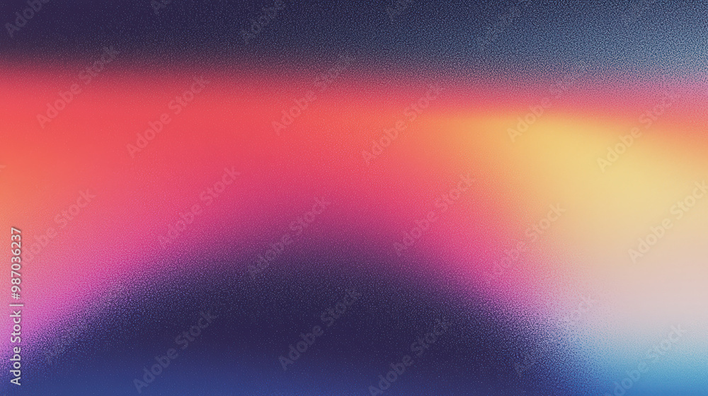 Aufkleber grainy background. a vibrant gradient background featuring soft transitions of color, creating an en