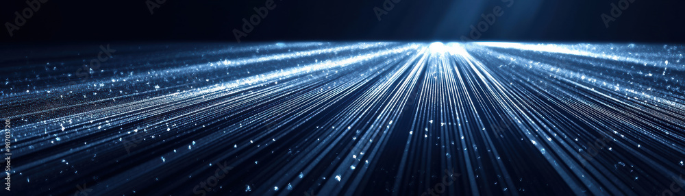 Poster grainy background. a stunning abstract representation of light rays radiating across a dark surface,
