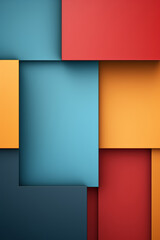 Fototapeta premium Colorful Abstract Geometric Background with Vibrant Shapes