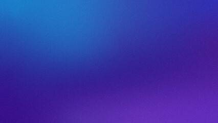 Abstract trendy grainy gradient background in blue and purple colors. Perfect for backgrounds, templates, covers, banners, posters and advertising.