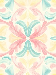 Colorful abstract floral background design