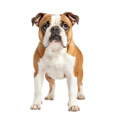 Fototapeta premium Bulldog puppy standing Isolated